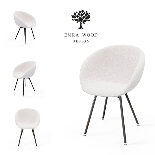 Krzesło KR-501 Ruby Kolory Tkanina Abriamo 04 Boucle Design Italia 2025-2030